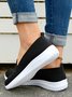 Geblümt Stickerei Atmungsaktiv Flyknit Slip On Sneakers