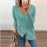 Lässig Sonstiges Garn/Wollgarn Strickjacke