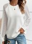 Lässig Weit Sweatshirt