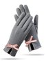 Elegant Schleife Wärme Handschuhe