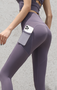 Taschen Unifarben Fest Hohe Elastizität Lässig Legging