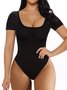 Unifarben Sexy Damen Korsett