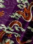 japanisch Drachen Brusttasche Kurzarm Hawaiische Bluse