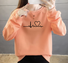 liebes Herz Langarm Rundhals Lässig Sweatshirt
