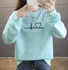 liebes Herz Langarm Rundhals Lässig Sweatshirt