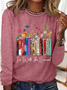 Damen I'm Mit das Verboten Blumen Buch Liebhaber Geschenk Baumwollmischung Lässig Bluse