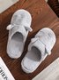 Kartoon Katze Design Stickerei Slip-On Flauschig Zuhause Pantoletten
