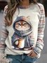 Katze Lässig Sweatshirt