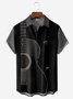 Musik- Gitarre Revers Brusttasche Hawaiische Bluse