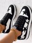 Lässig PU Alle Jahreszeiten Stern Skate-Schuhe