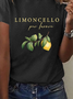 Capri Italien "Limoncello pro Favore" Print T-Shirt