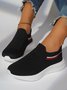 Unifarben Alle Jahreszeiten Textil Flyknit Sneakers