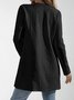 Jacquard Lässig Jacke
