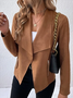 Unifarben Lässig Jacke