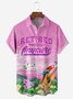 IM RUHESTAND Nicht meine Problem Nicht mehr Brusttasche Kurzarm Hawaiische Bluse