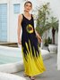 Spaghettiträger Schulterfreies Freizeitkleid