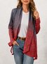 Normal Lässiger Strickjacke