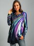 Damen Blusen & Shirts mit Batik Print