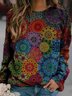 Langarm Baumwollgemische Sweatshirts