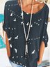 Langarm Lässige Blusen & Shirts mit Print