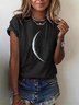 Stern Print Lässig Blusen & Shirts