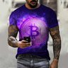Kurzarm Retro T-Shirt mit Rundhals