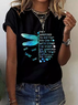 Lässig Kurzarm T-Shirt