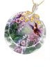 Kreative Kristall Blume Vogel Halskette