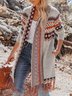 Damen Lässig Ethnisch Herbst Normal Täglich Garn/Wolle Garn Regelmäßig H-Linie Regelmäßig Pullover Mantel