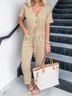 Lässig Weit Jumpsuit