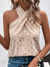 Neckholder Weit Lässig Geometrisch Tanktop Oberteile