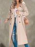 Urban Unifarben Trenchcoat Mit Nein
