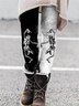 Halloween Print Weit Leggings