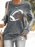 Lässig Weit Sweatshirt