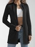 Jacquard Lässig Jacke