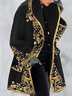 Weit Fluff/Granular-Fleece-Stoff Lässig Jacke